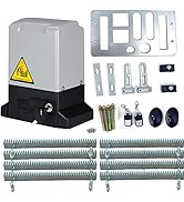 YILIKISS Automatic Sliding Gate Opener Rack Driven Sliding Gate Motor with Remote Controls,Infrar...