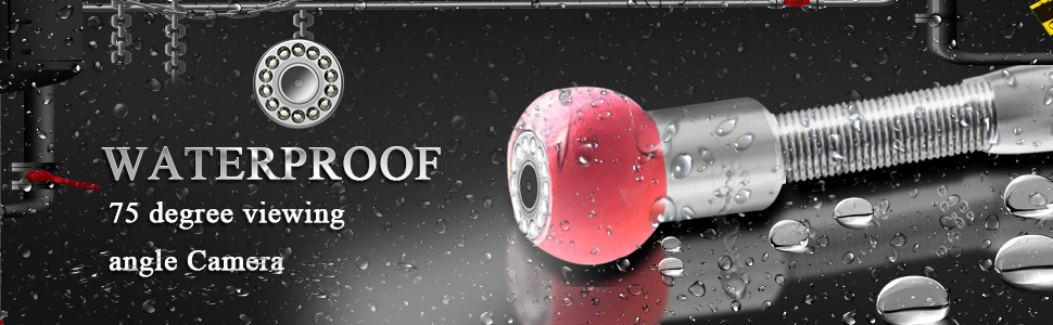 IP68 waterproof camera head