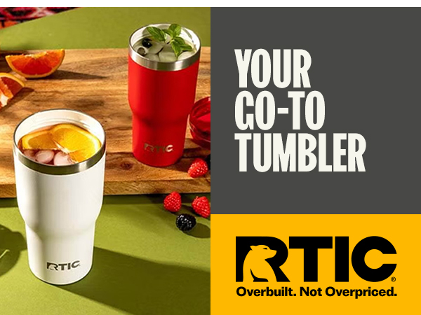 RTIC コップ Amazon.com: RTIC 20oz Road Trip Travel Mug with Lid and