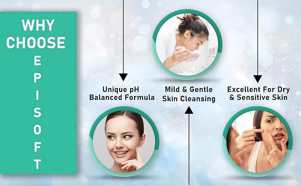 Glenmark Episoft Cleansing Lotion for Sensitive & Dry Skin I Cleanser