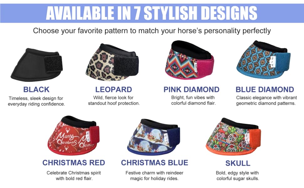 Available in 7 stylish designs