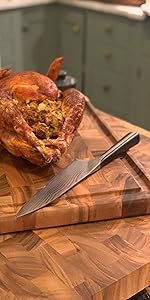 Acacia End Grain Wood Cutting Board Butcher Block