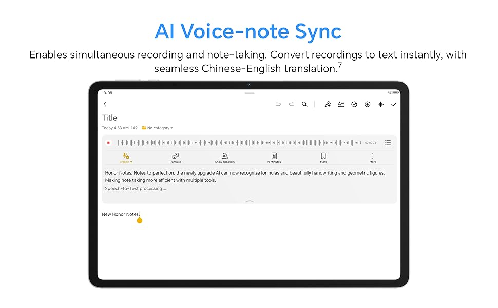 AI Voice-Note Sync Tile