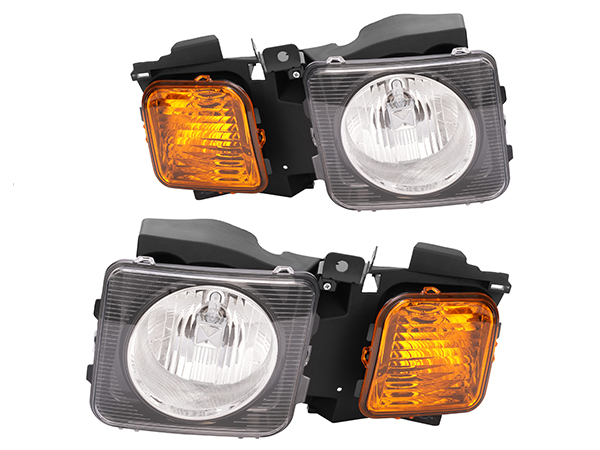 Amazon.com: HECASA Pair Headlight Assembly Compatible with