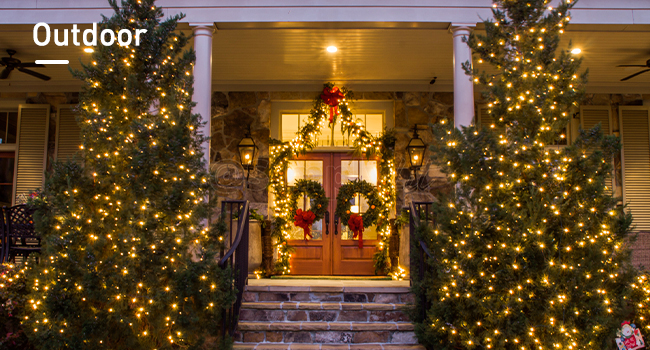 Christmas lights outdoor