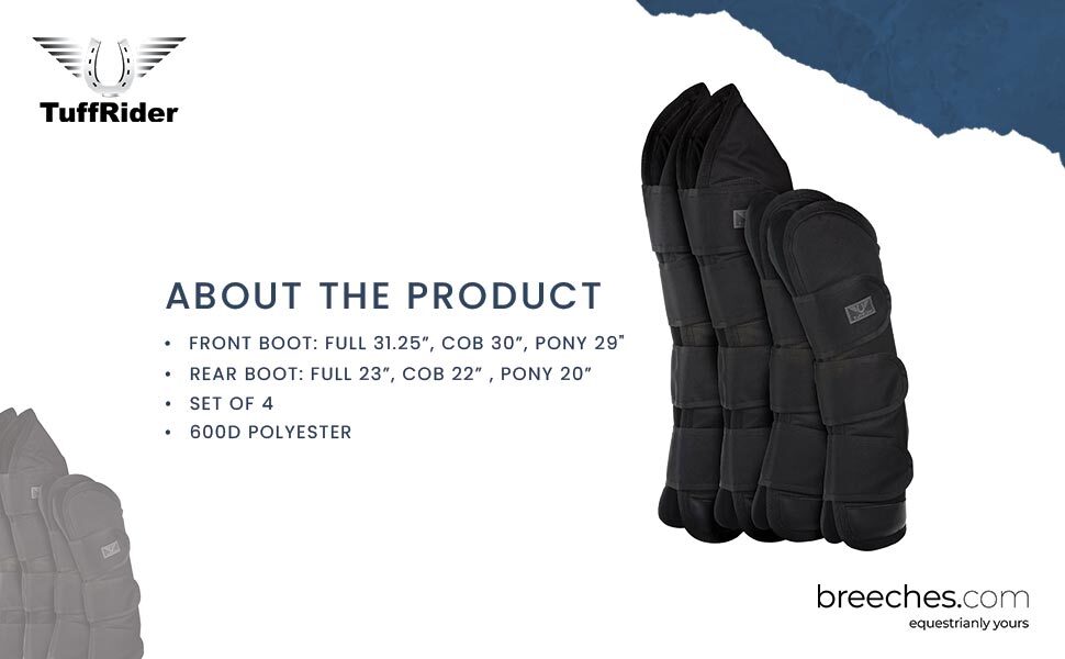 TuffRider 600 D Oxford Shipping Boot - Set of 4