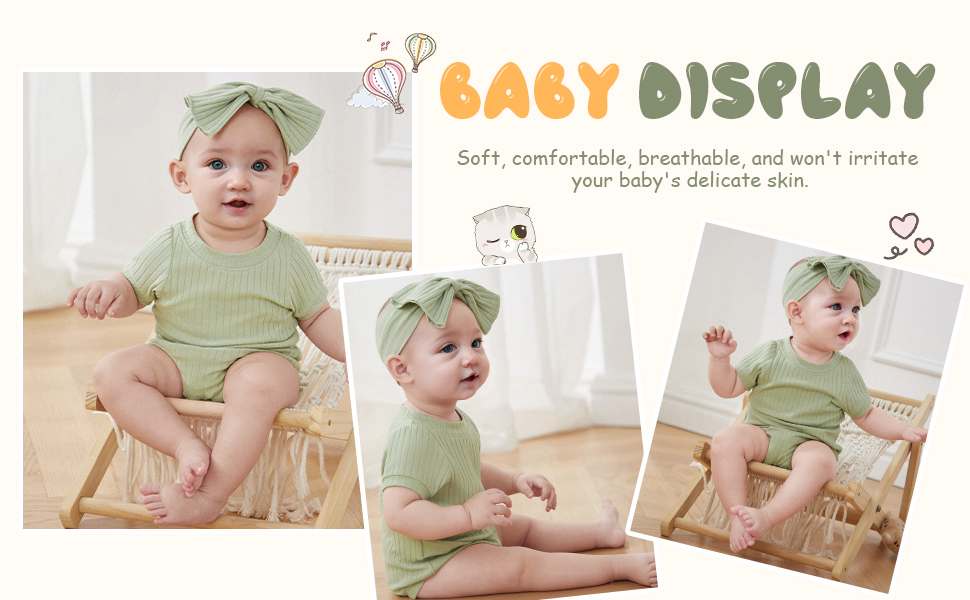 Newborn Baby Girl Summer Clothes