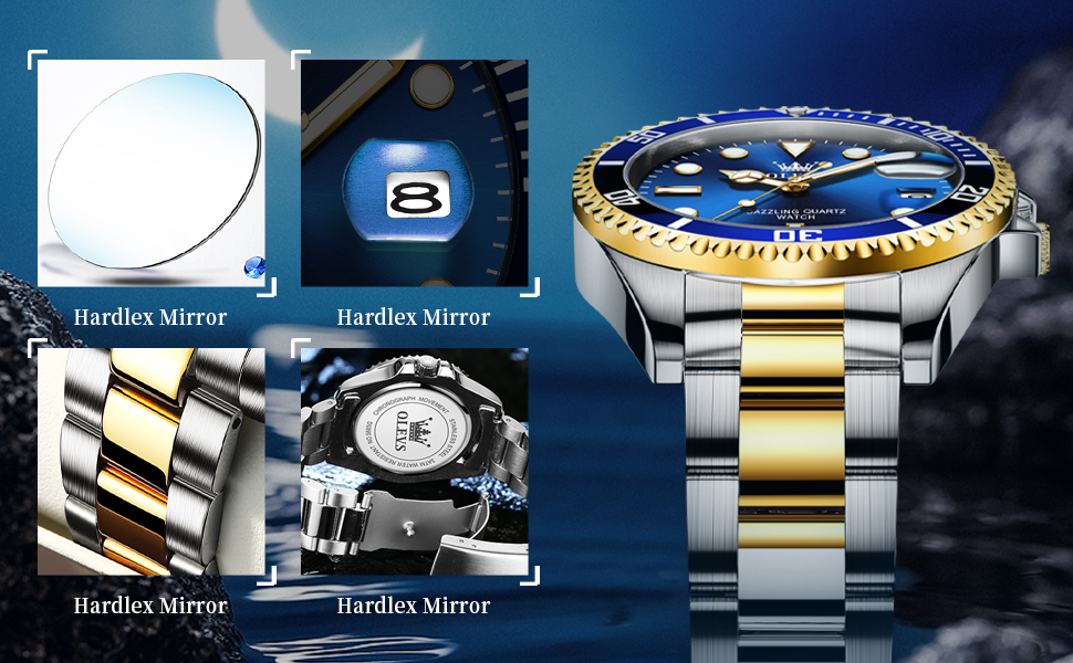 OLEVS Herren Armbanduhr