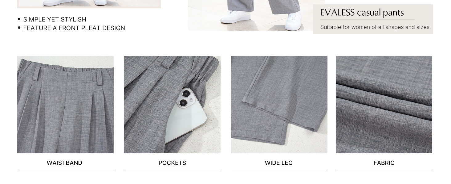 EVALESS Women's 2025 Summer Linen Textured