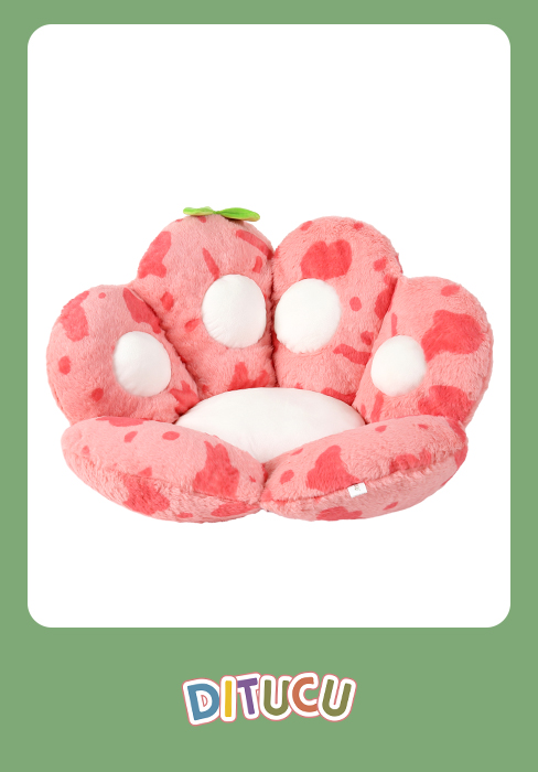 strawberry cow cushion