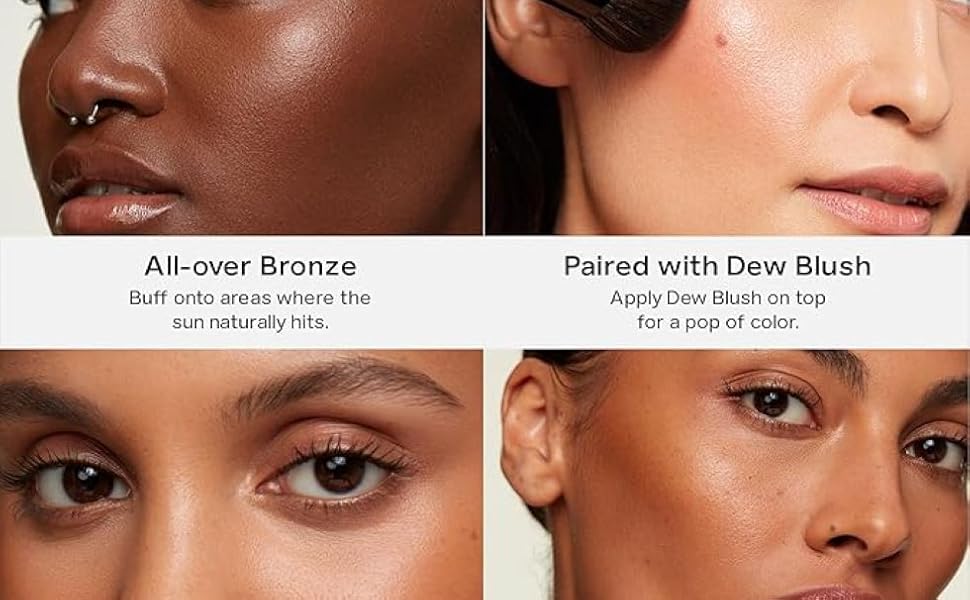 Paraben Free Vegan Bronzer Palette, Creamy Face Makeup, Multi-Use Contour Cream, Full Coverage,