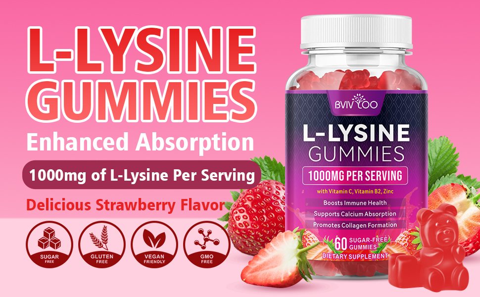 L-Lysine Gummies 1000mg