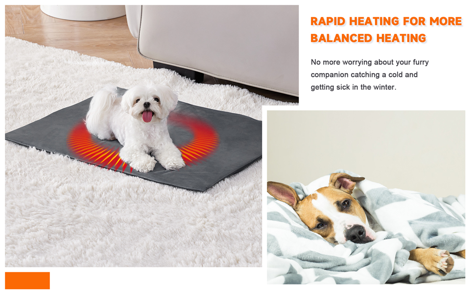 Cat Heating Pad Indoor Outdoor, Pet Heating Pad for Cats