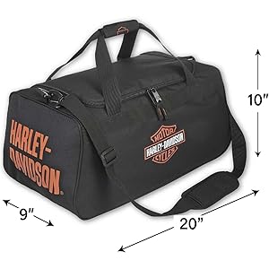 Amazon.com: Harley-Davidson Orange Bar & Shield Logo Zip Rugged