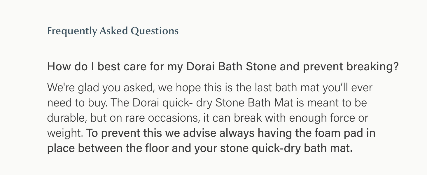How do I best care for Dorai Bath Stone
