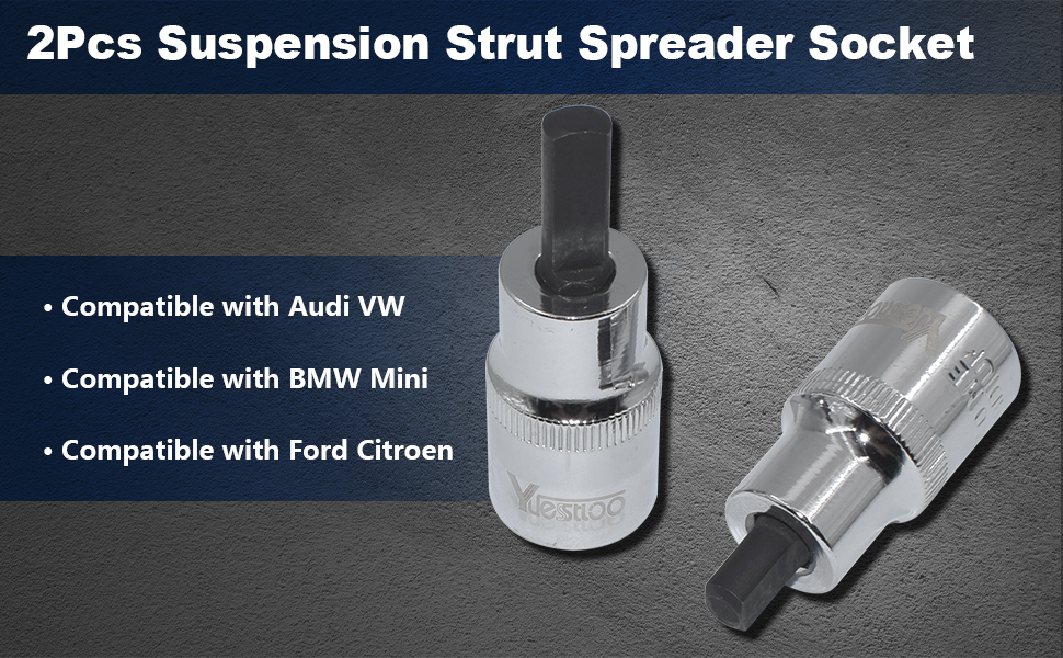 Yuesstloo 2Pcs Suspension Strut Spreader Socket Tool