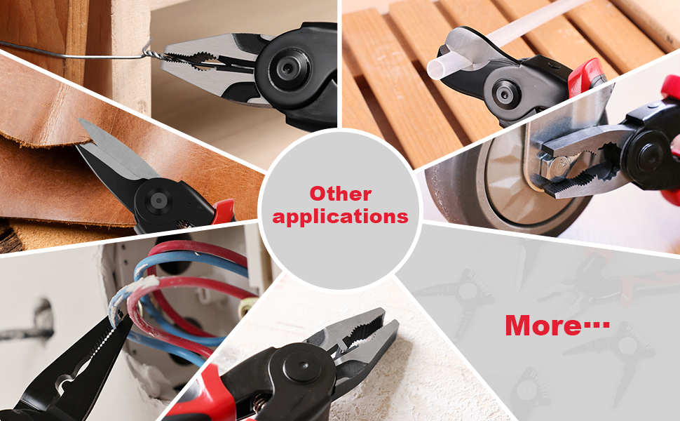 5 in 1 multifunctional Pliers Tool Kit With 5 Interchangeable Heads