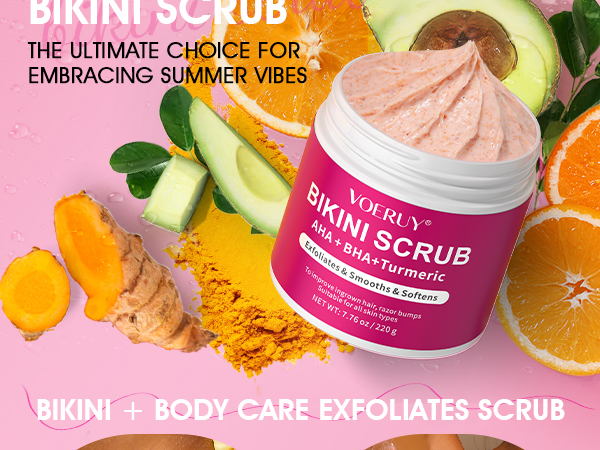 bikini scrub