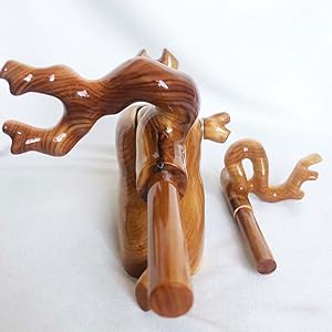 ヘラブナ彫刻装飾付きヘラブナ万力(天然木材) 61HVQjsfWnL._UF350,350_QL50_.jpg