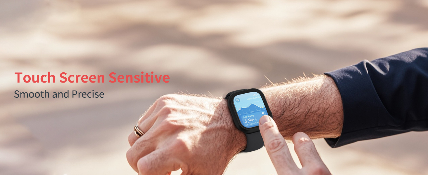 Lovandare 2 Pack Case for Apple Watch Series 10 42mm Screen