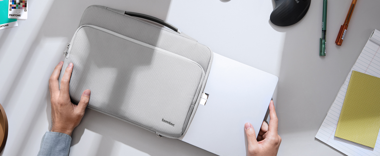 tomtoc 360 Protective Laptop Carrying Case for 13inch New Surface Pro 9/8/X with