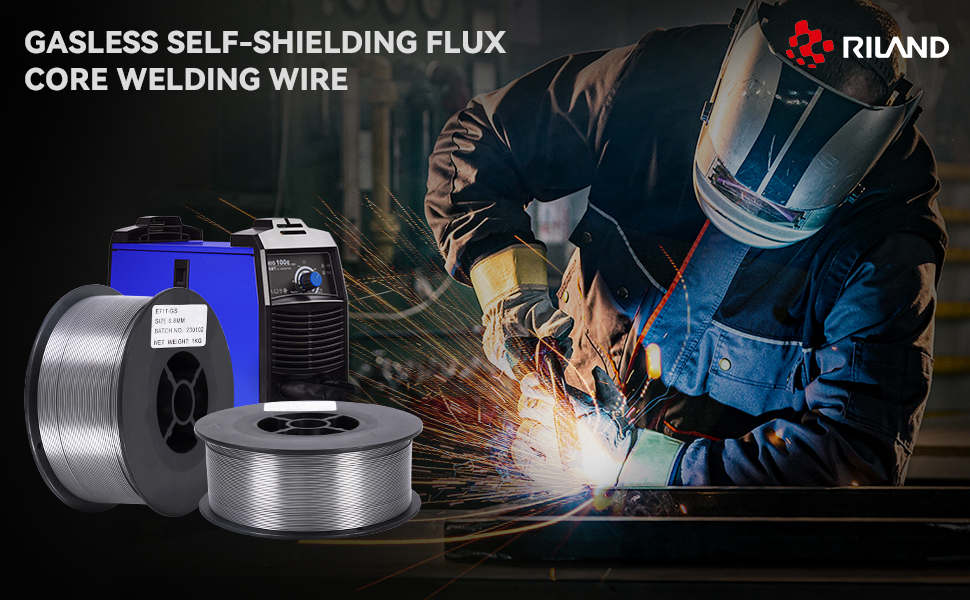 RILAND flux core welding wire 030 E71TGS Gasless Welding Mig Wire .030