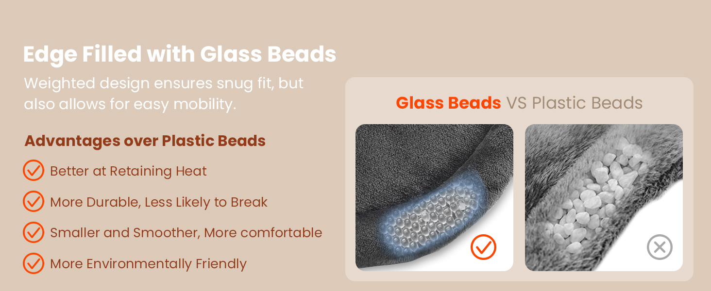 BOB AND BRAD Weighted Heating Pad for Back Pain Relief, 24