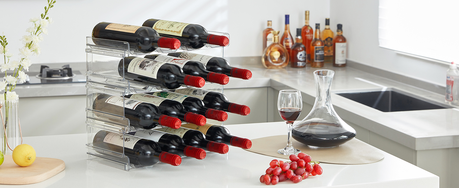 Lifewit Stackable Water Bottle Organizer/Holder for