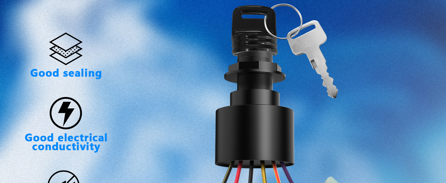 Quickwolf 8717009A2 Ignition Switch Compatible with