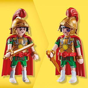 A+ 71543 PLAYMOBIL Asterix: Char romain et chevaux