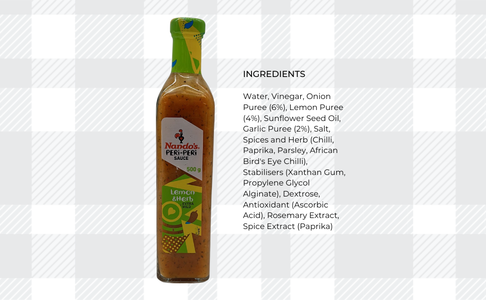 AETN Creations Nando's Lemon and Herb Zesty, Add a Spicy and Tangy Twist