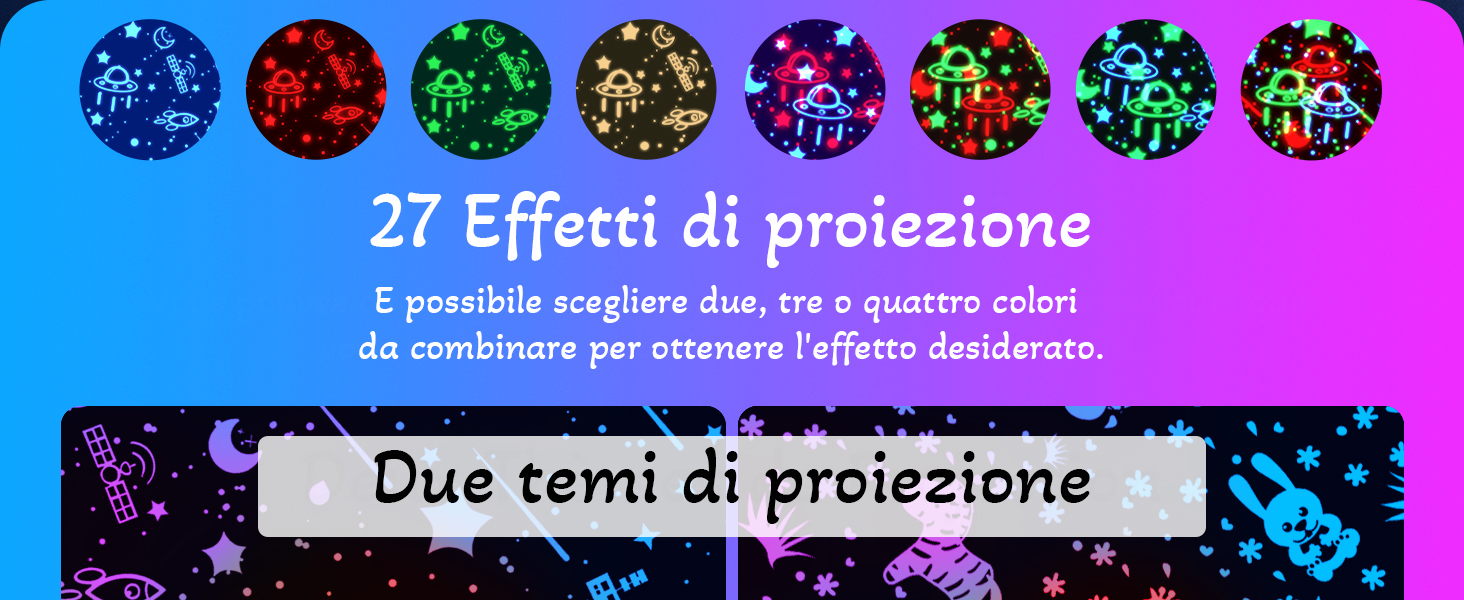 lampada proiettore bambini