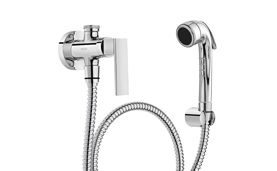 Ducha higiênica com registro e derivação c/ gatilho Square