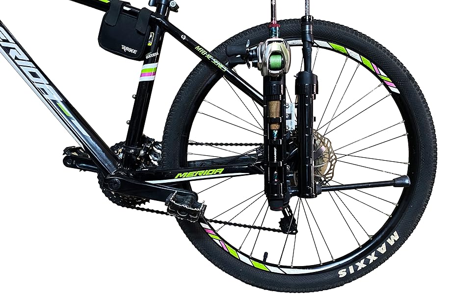 2-tube fishing rod holder