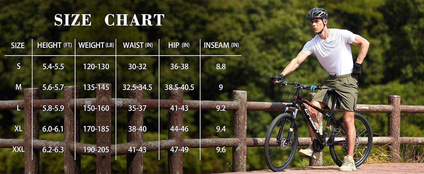 mens mountain bike shorts