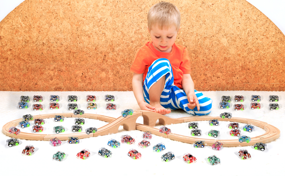 100 Mini Pull Back Cars