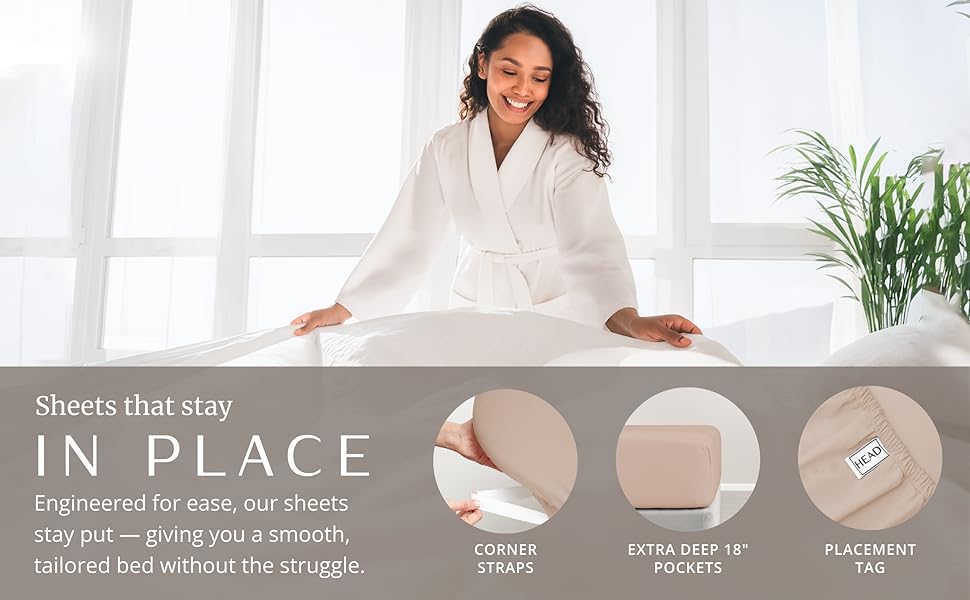 100% Egyptian Cotton Sheets Queen Size | 1200 Thread Count | CEA Gold Seal Certified