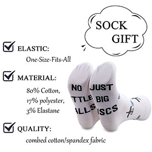 No Little Balls Just Big Novelty sock