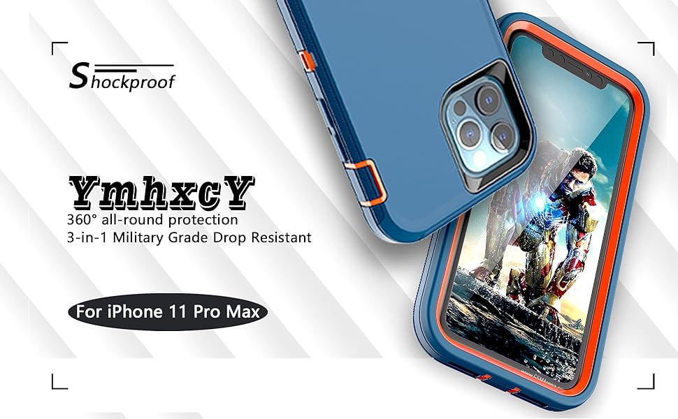 YmhxcY for iPhone 11 Pro Max Case Shockproof Dropproof Dust
