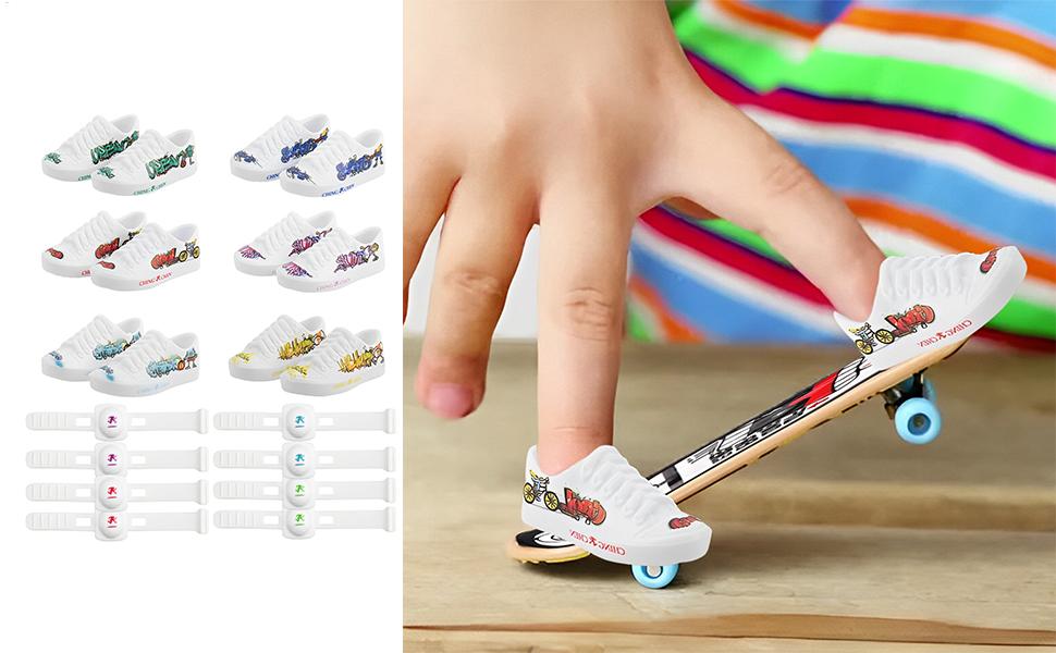 Mini fingerboard shoes, mini skateboard shoes