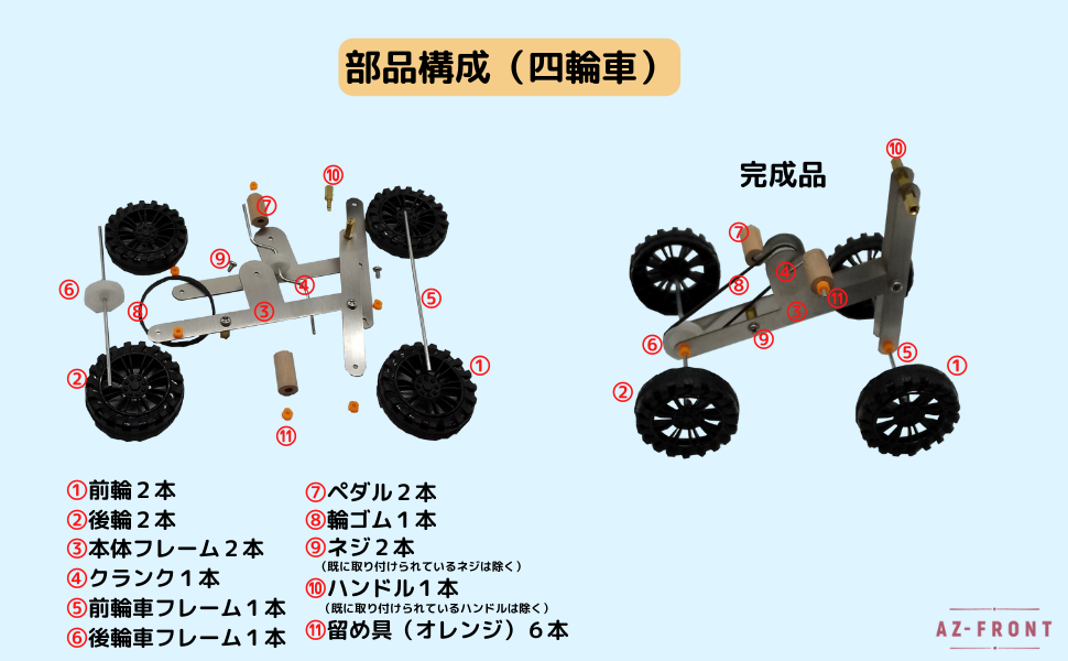 Amazon | AZ-FRONT オウム 自転車のおもちゃ インコ 三輪車 四輪