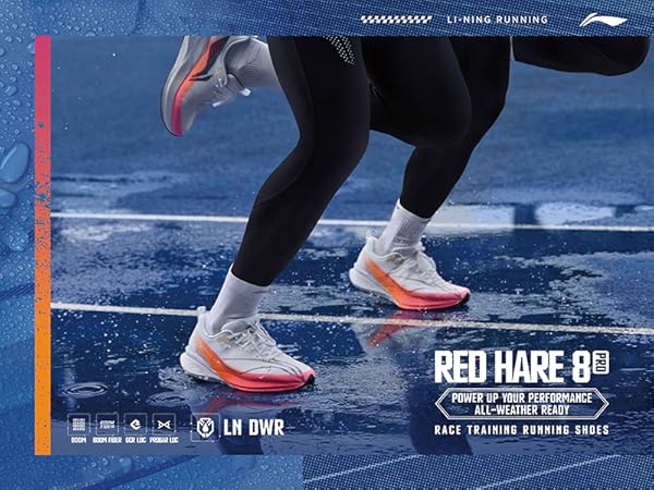 Amazon.com | LI-NING RED Hare 8 PRO Men's Running Shoes Reflective
