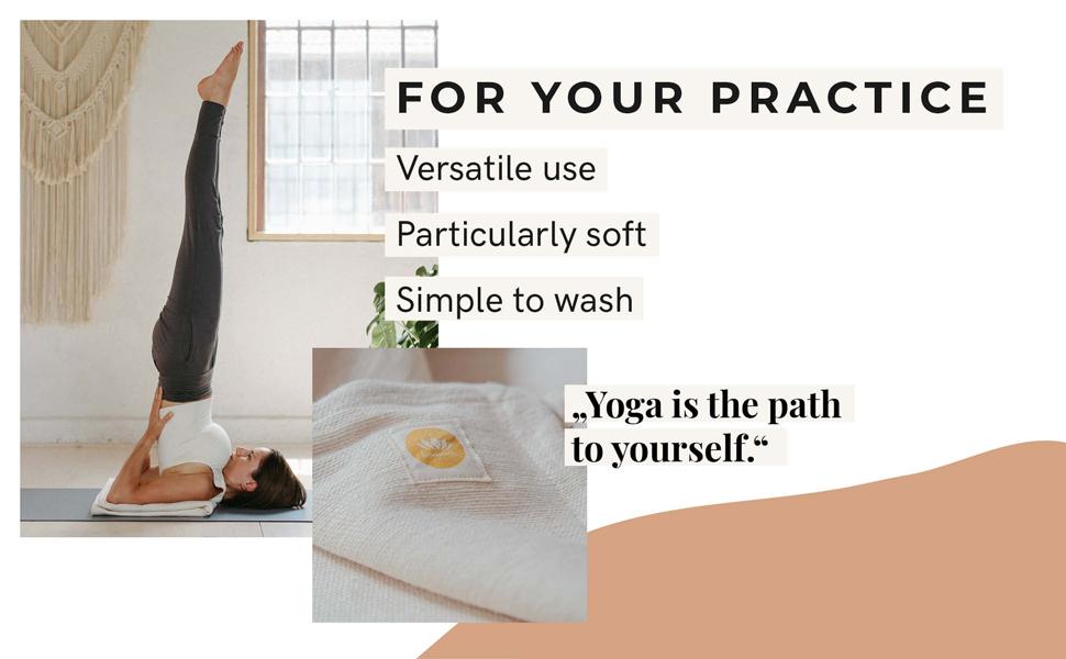 Lotuscrafts Yoga Blanket Savasana [200 x 150 cm] Meditation Blanket Robust & Durable Made