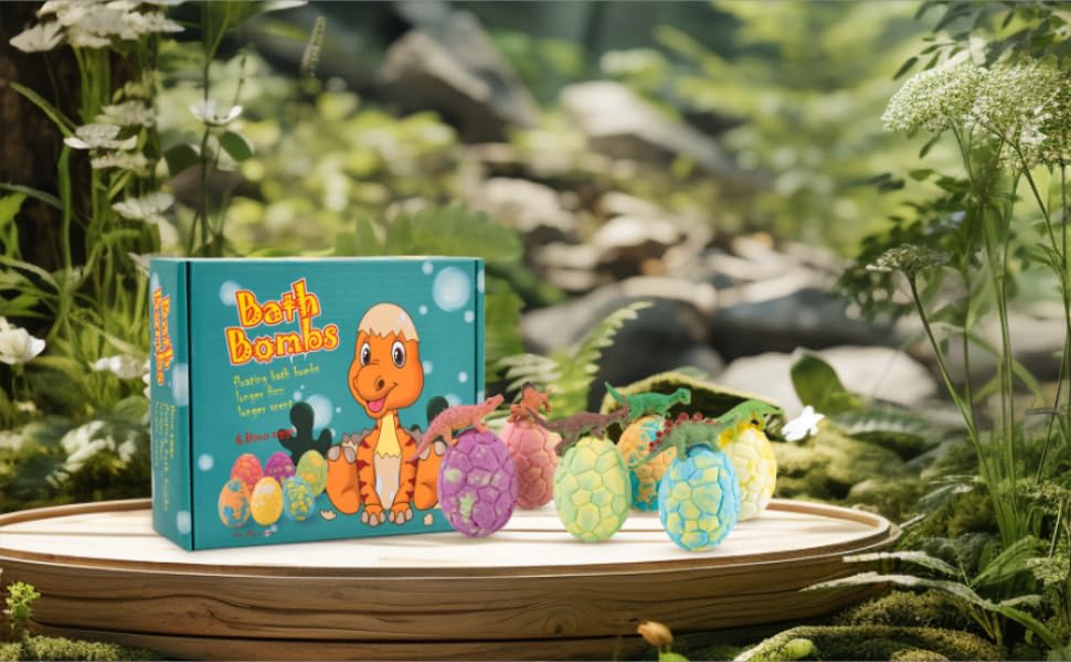 Badebomben Kinder Badekugeln Badesalze Dino-Badebomben mit ätherischen Ölen handgefertigte