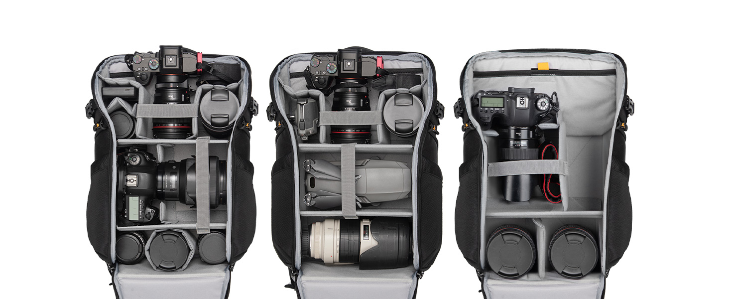 TARION Camera Backpack Large Camera Bag with 𝐃𝐮𝐚𝐥𝐒𝐢𝐝𝐞