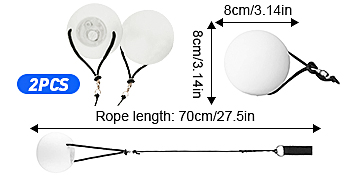 LED Poi 2 Stück Verbesserte LED POI Bälle