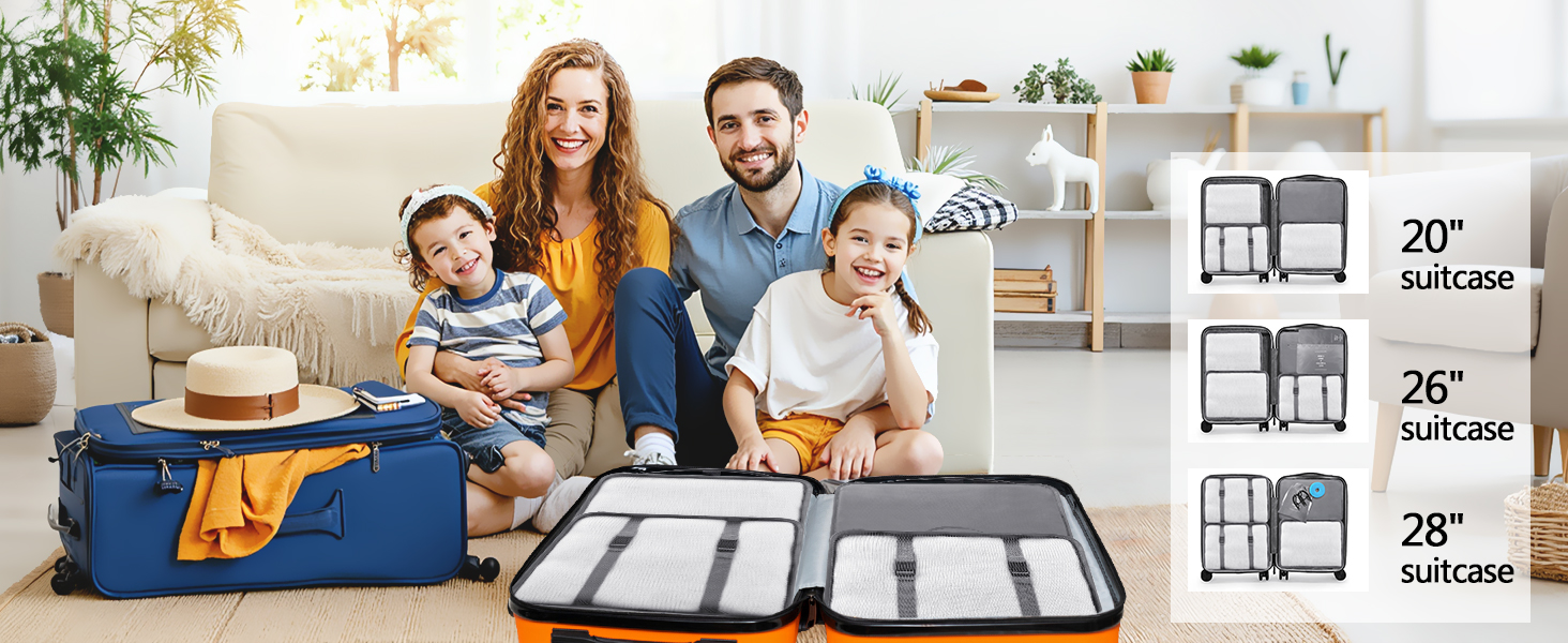 Compression Packing Cubes for Travel