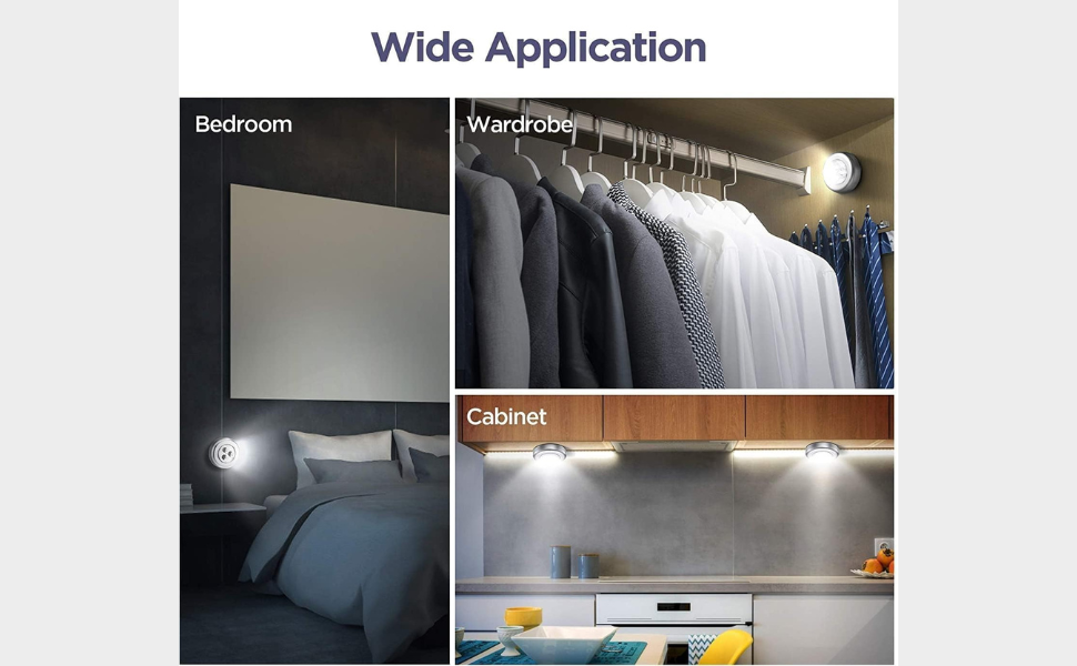 LED Battery-Powered Wireless Touch Lamp