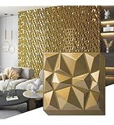 Art3d 3D Diamond Design Paneling for Interior Decor, Living Room, TV Wall Background, Bedroom, Ga...