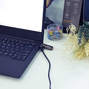 Hardware cable lock for your devices